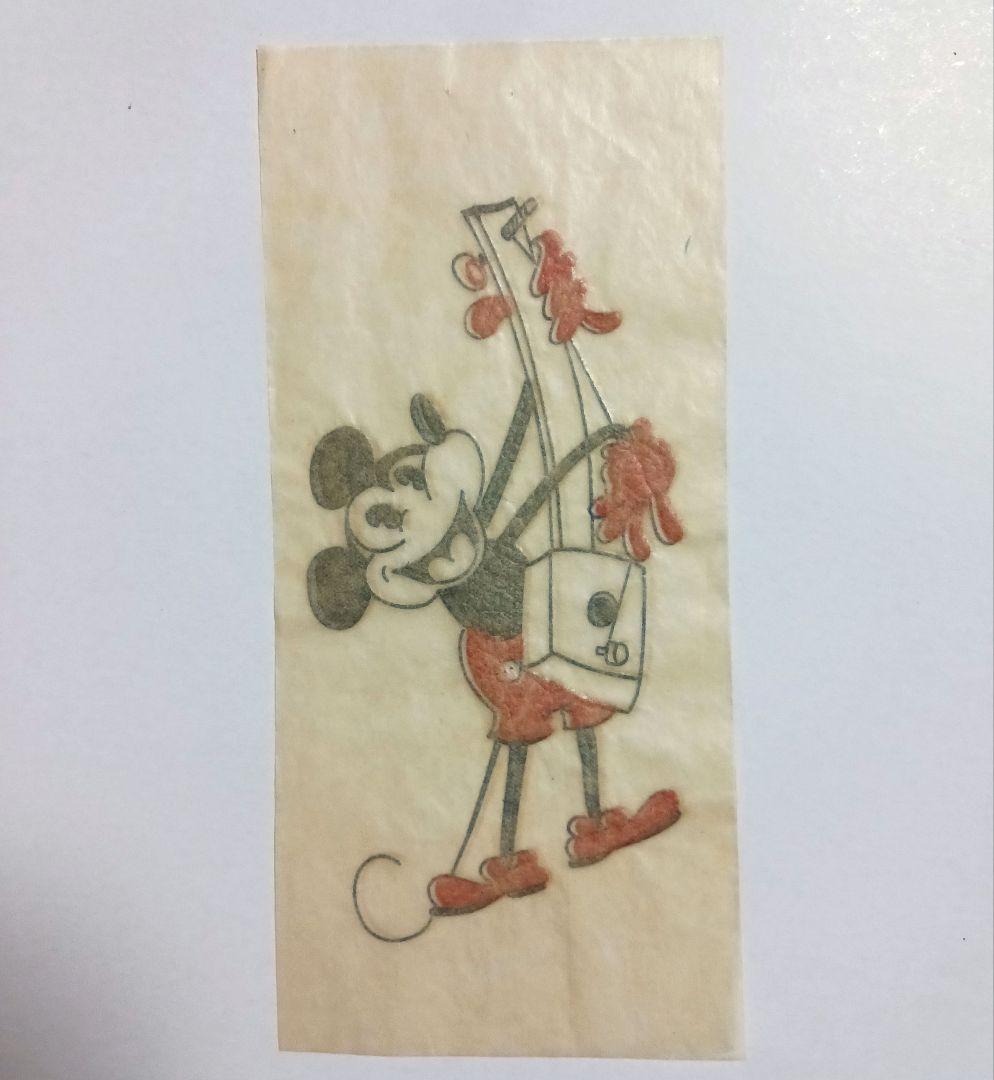 ミッキーマウス ビンテージアイロンプリント50s 転写紙