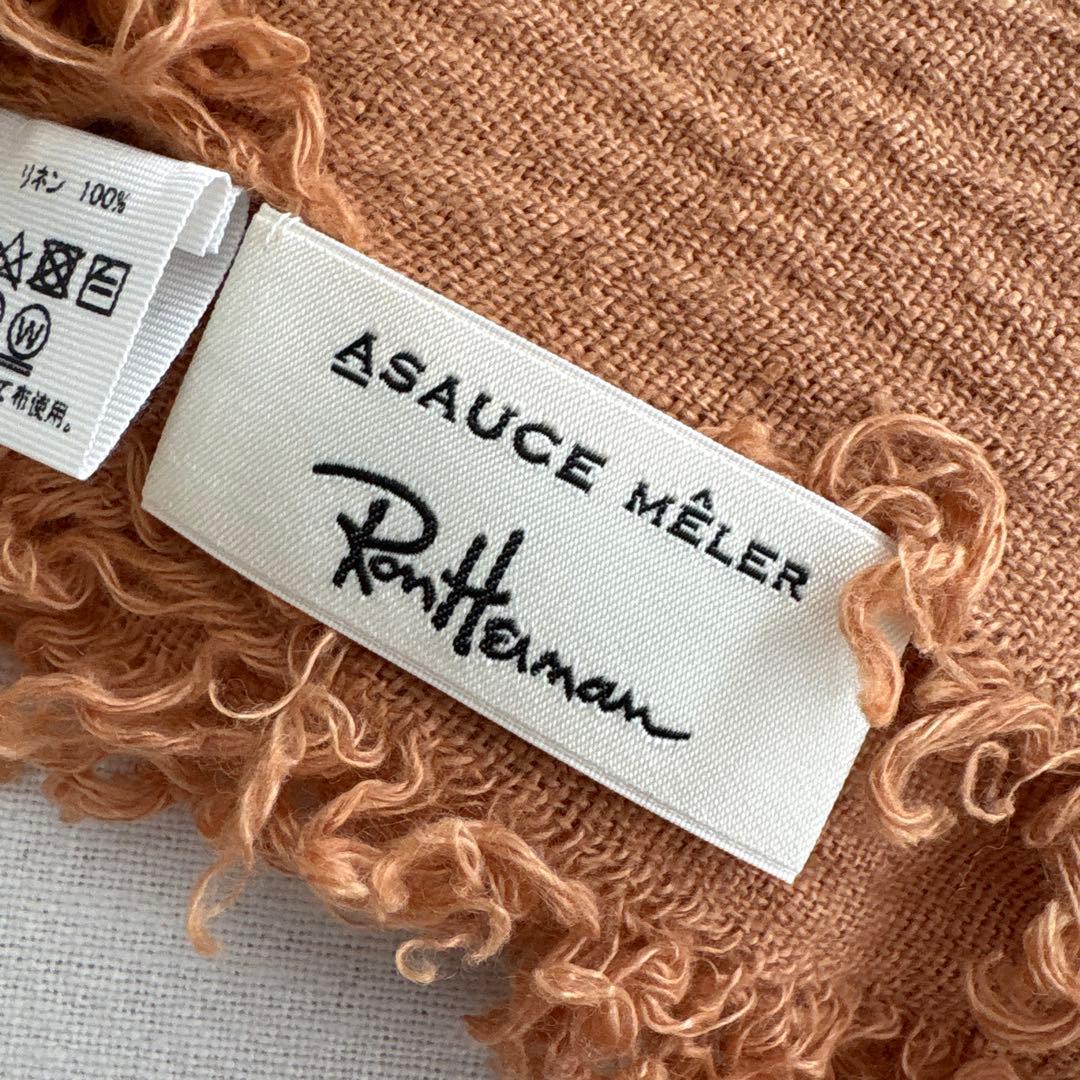 ASAUCE MELER×Ron Herman リネン大判ストール　ロンハーマン