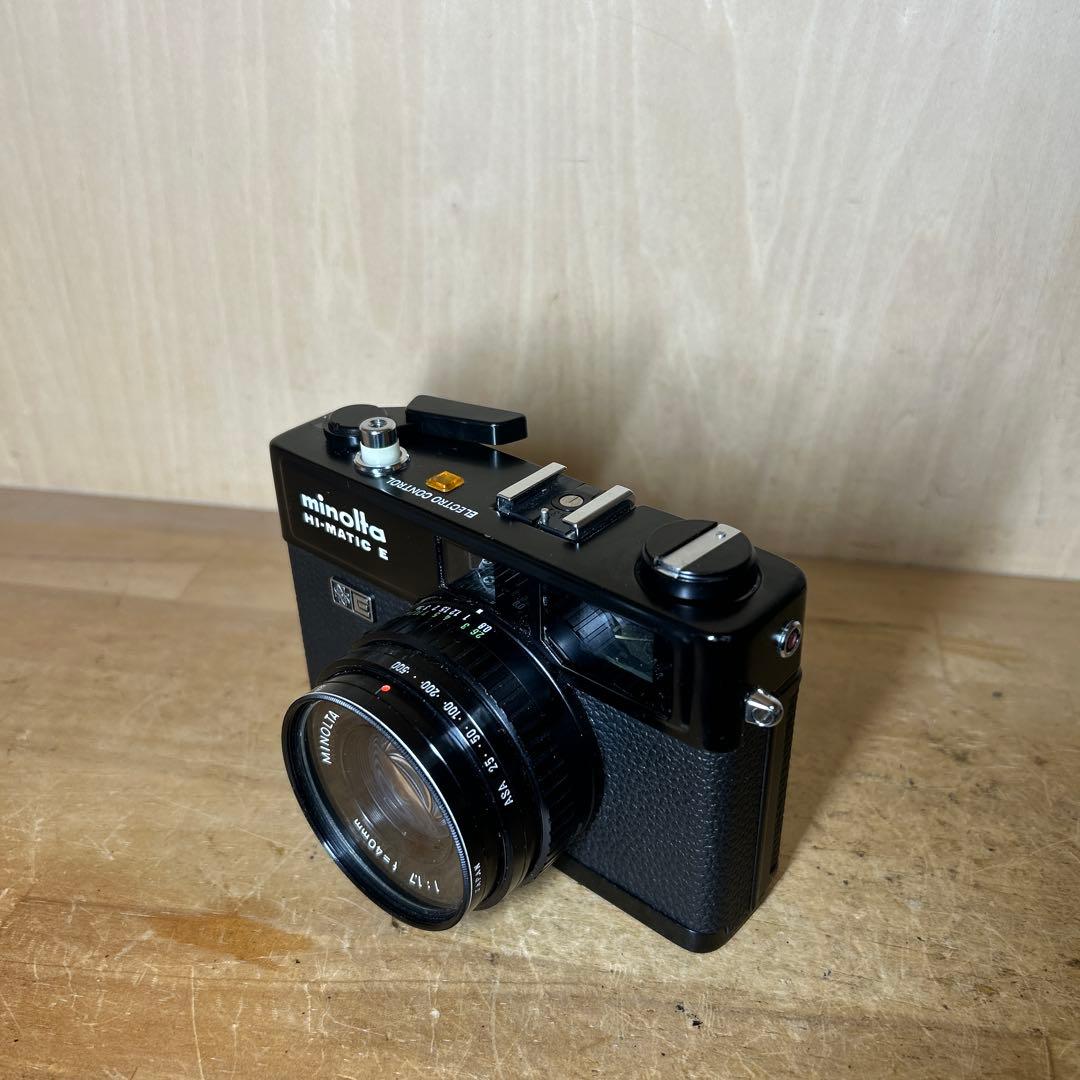 Minolta Hi-Matic E ブラック　完動稀に見る美品