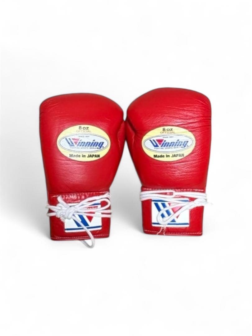 新品未使用品　Winning ボクシンググローブ 8oz レッド(プロ試合用)