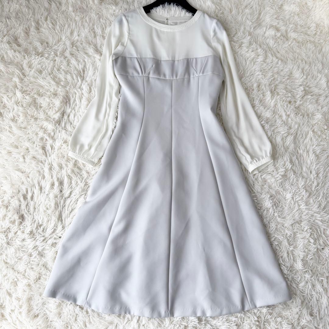 CELFORD　セルフォード　コンビワンピース　Aライン　異素材ワンピース