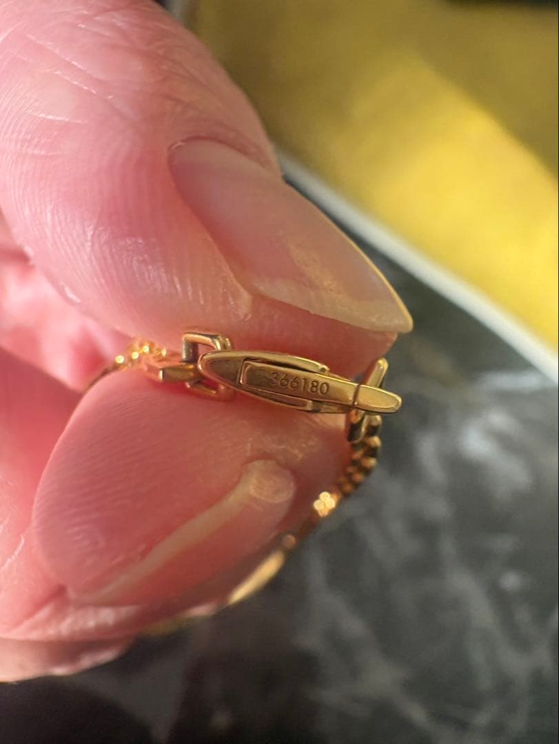 廃盤　ルイヴィトン　18K チェーンネックレス　15g