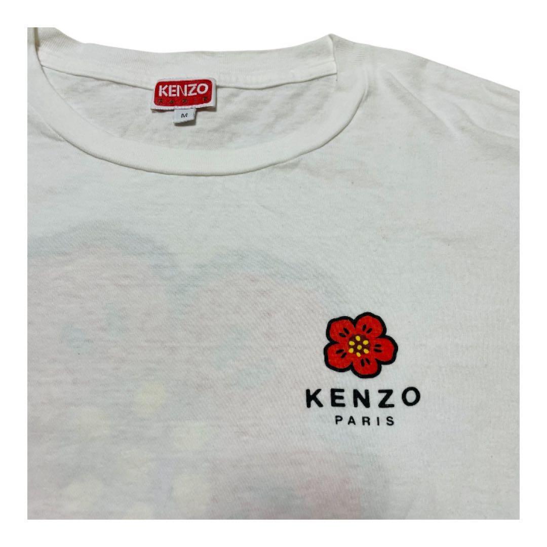 美品KENZO ケンゾー フラワー Tシャツ 長袖 メンズ M クルーネック