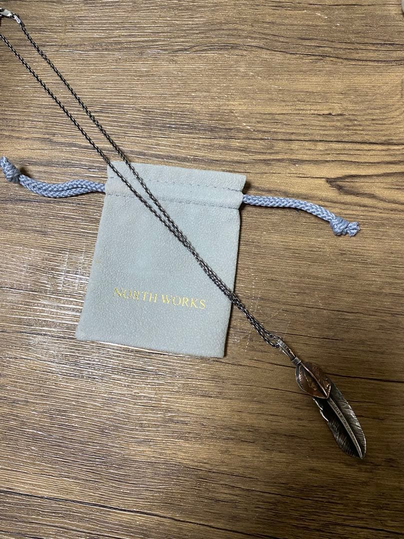 North Works ノースワークス　フェザーネックレス　美品