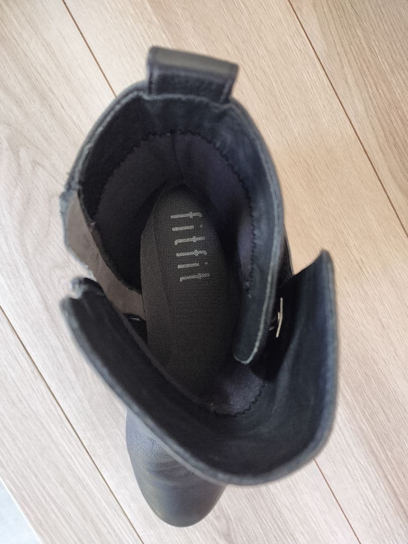 fitfit ★ショートブーツ★黒色 24.5cm★箱あり