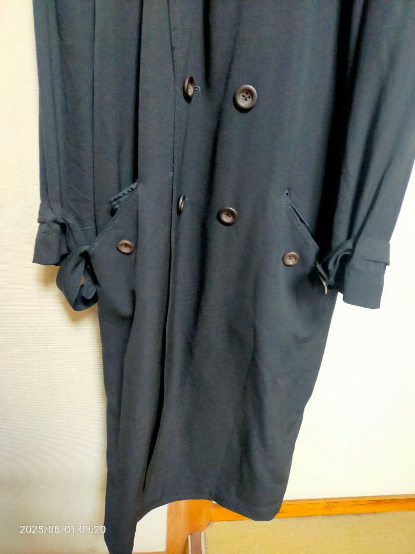 arrston volaju ブラック ロングコートMサイズ