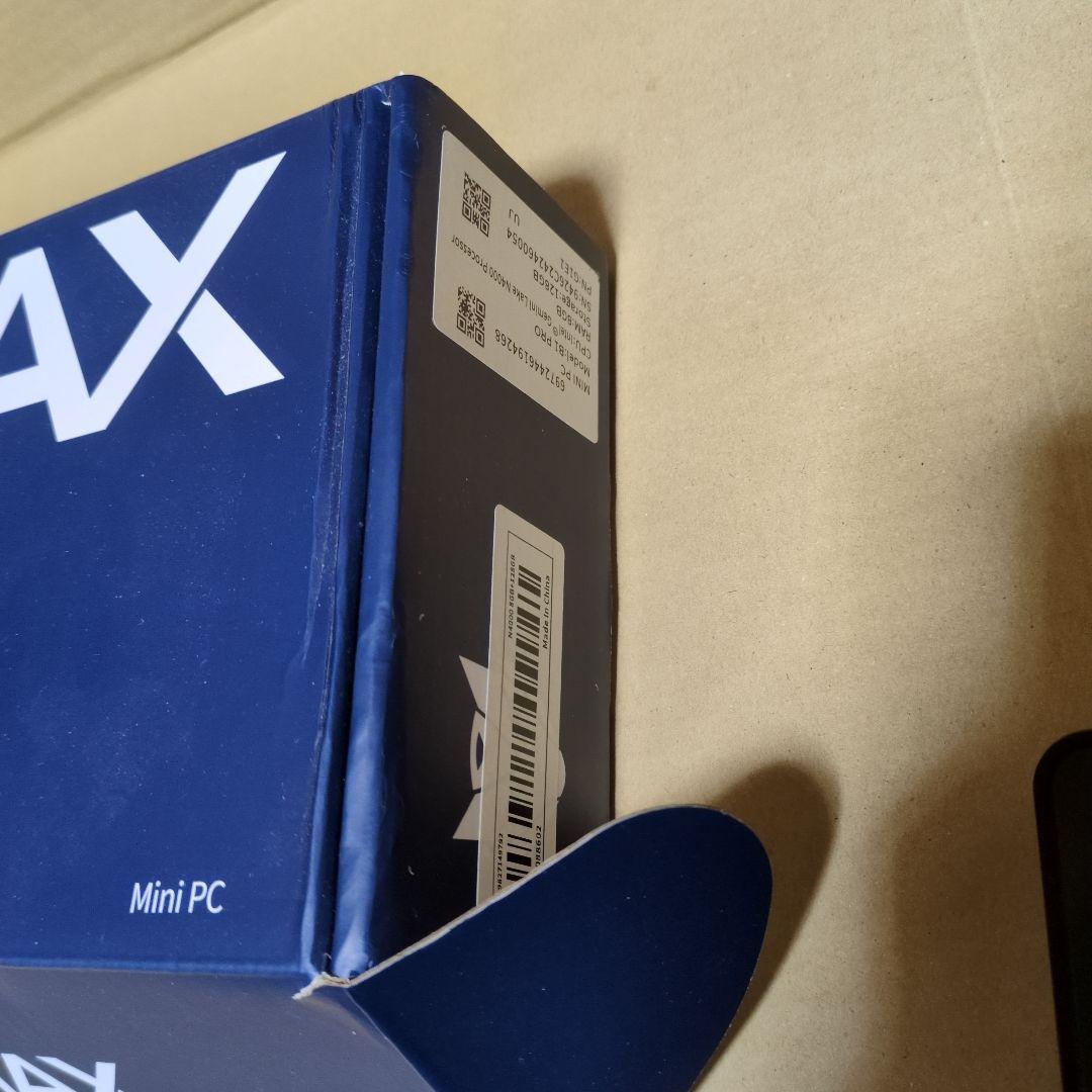 BMAX Mini PC B1Pro Linux導入済
