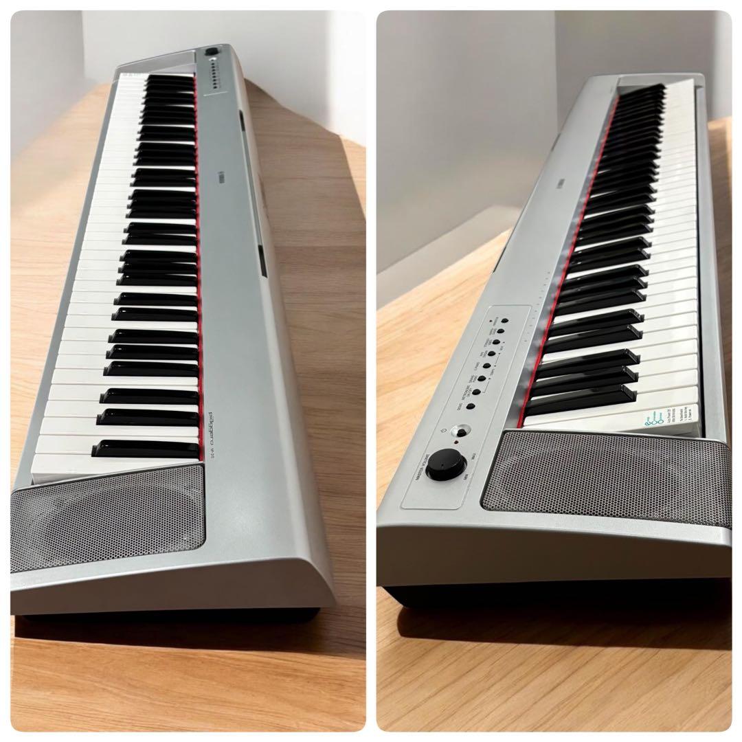 【未使用級】ヤマハ NP-31S 76鍵 シルバー 純正ケース付 シルバー 美品