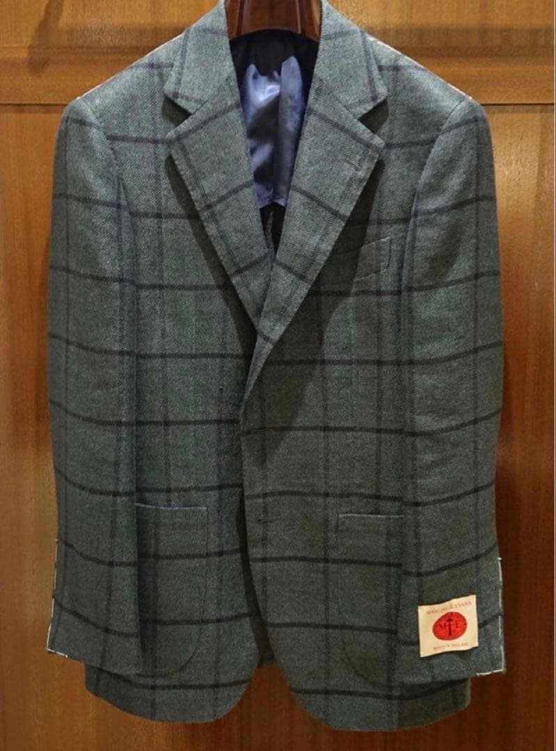 BEAMS F /リネンウール ウインドウペーン ジャケット