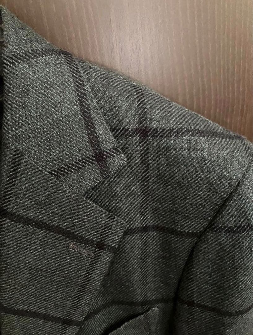 BEAMS F /リネンウール ウインドウペーン ジャケット