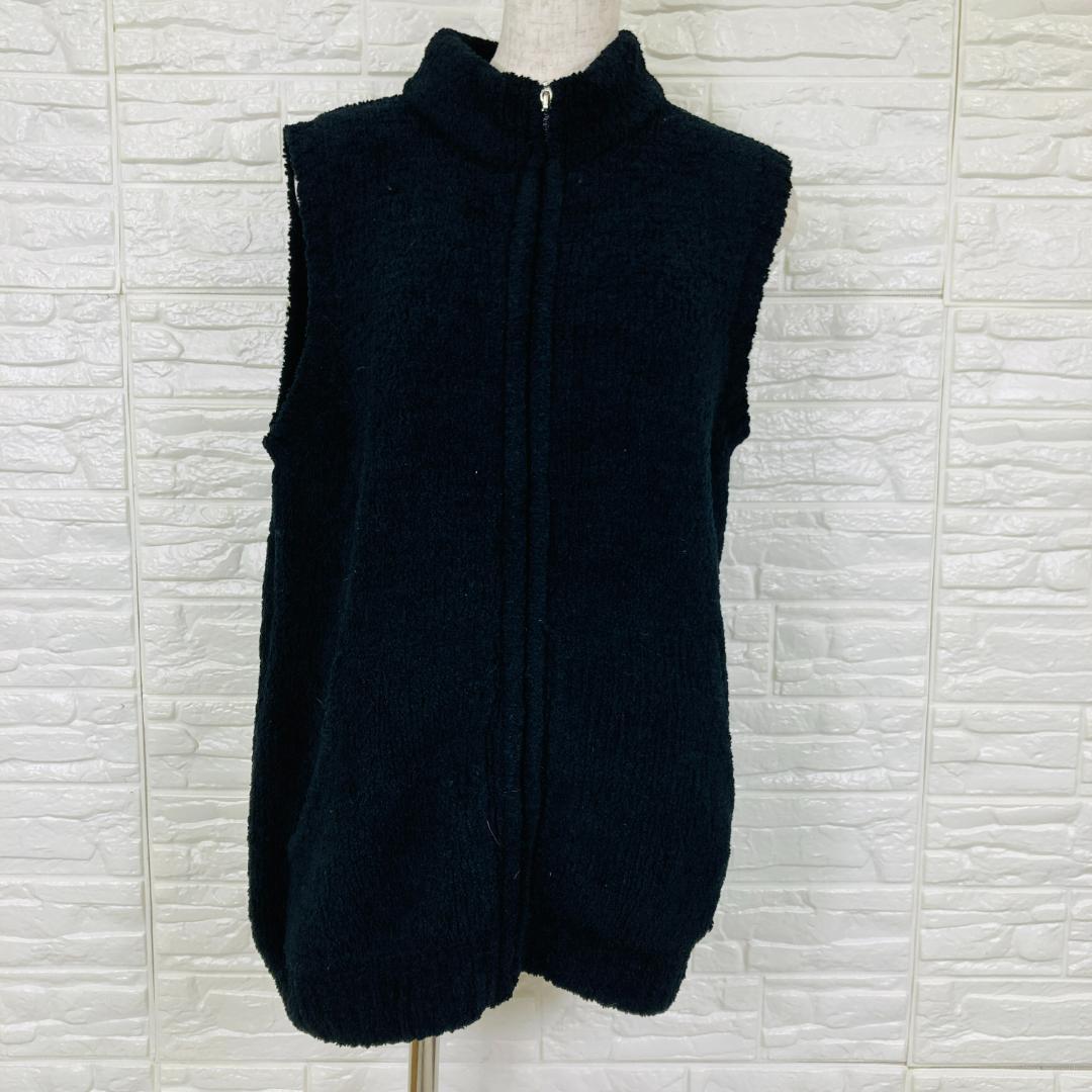 【極上の肌触り】kashwére カシウエア ジップアップ ベスト Lサイズ