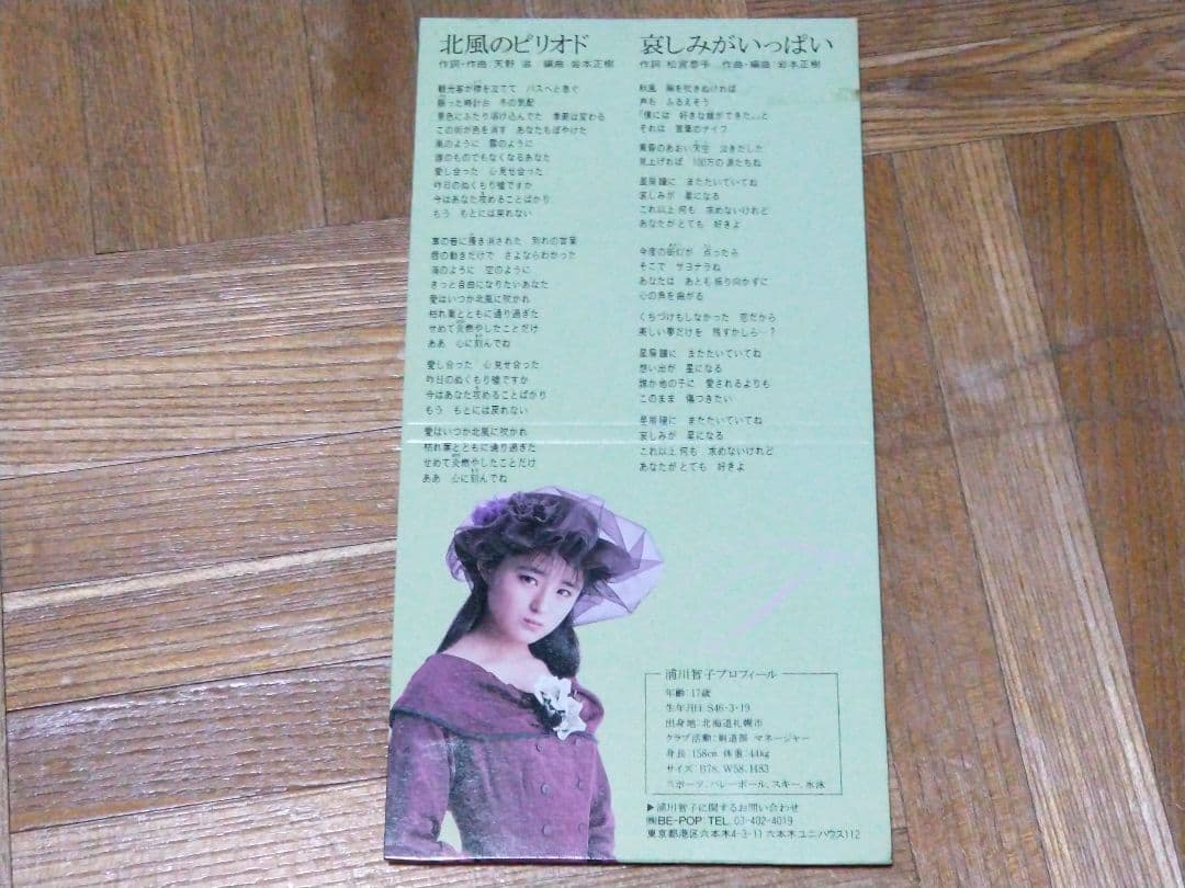 浦川智子 北風のピリオド 天野滋