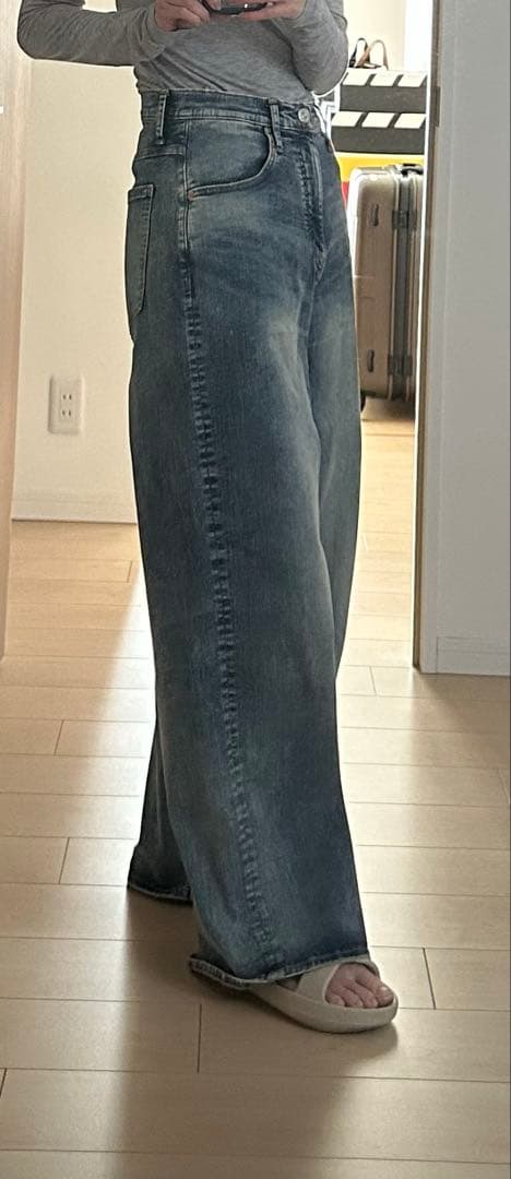 【ほぼ未使用品】SURT バギーパンツ DENIM サイズM