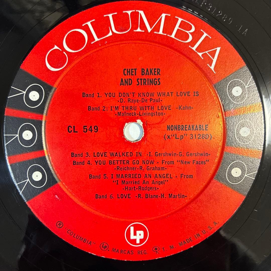 チェットベイカー 名盤 レコード USモノ盤