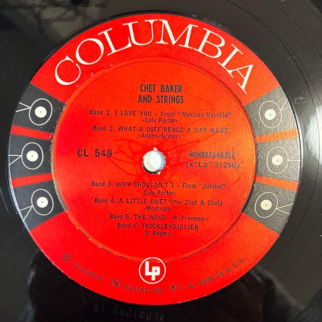 チェットベイカー 名盤 レコード USモノ盤