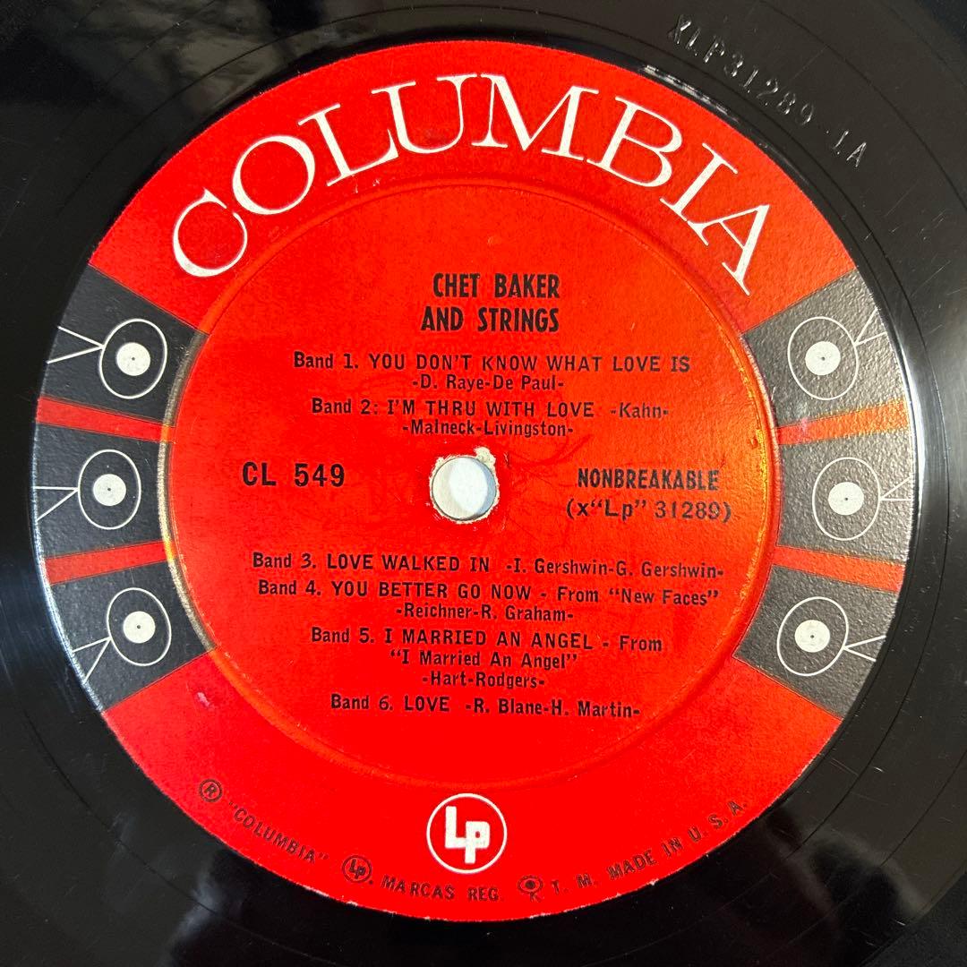 チェットベイカー 名盤 レコード USモノ盤
