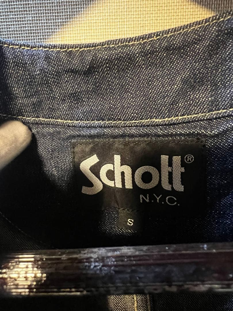Schott デニム ベスト Sサイズ