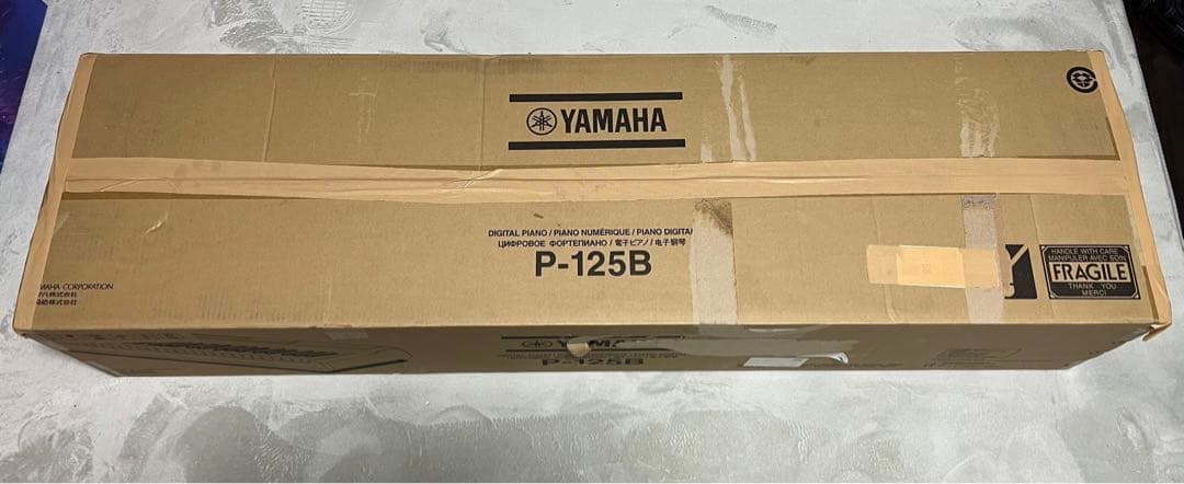 YAMAHA ヤマハ 電子ピアノ P-125B 2021年製