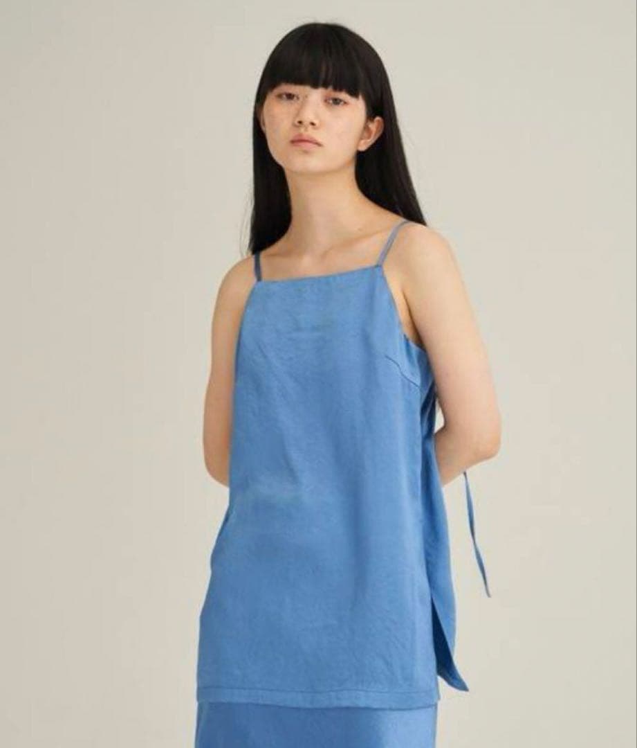 トップス enof ace camisole blue