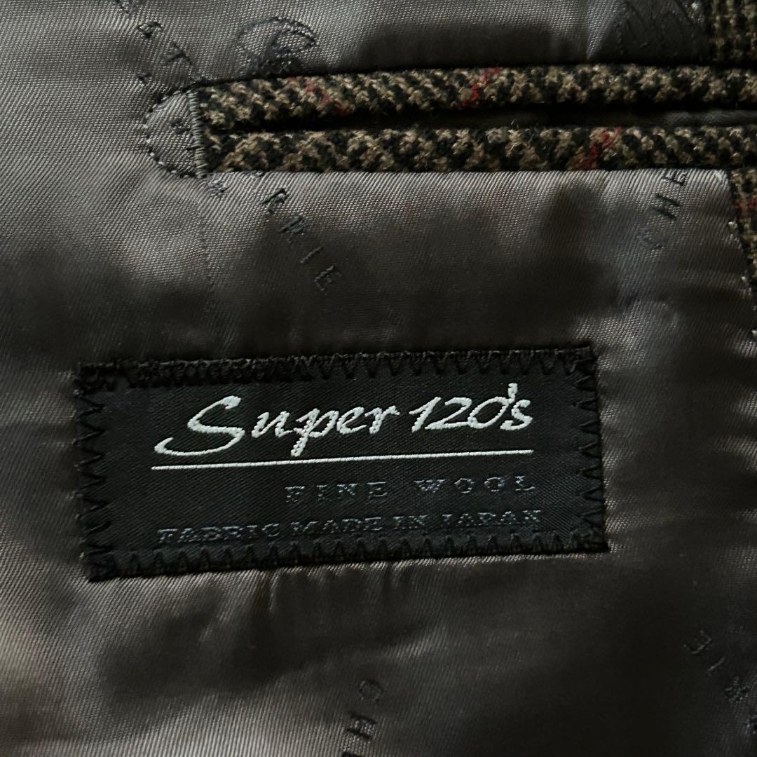 未使用級 super120’s ChesterBarrie テーラード チェック
