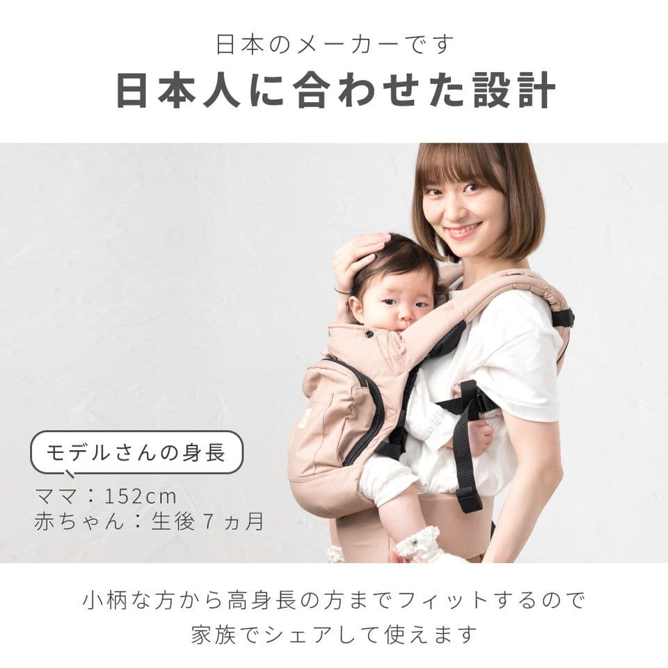 【新品未使用】napnap 抱っこ紐 BASIC ネイビー