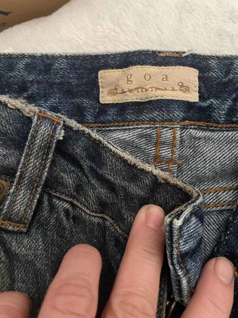 Goaダメージ加工 デニムパンツ