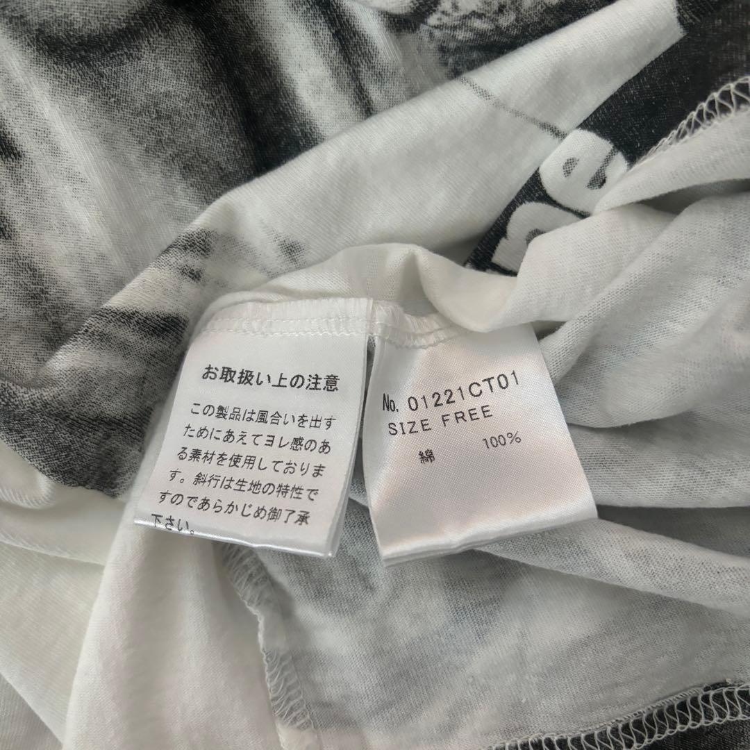 Hysteric Glamour ヒステリックグラマー　モノクロ　Tシャツ