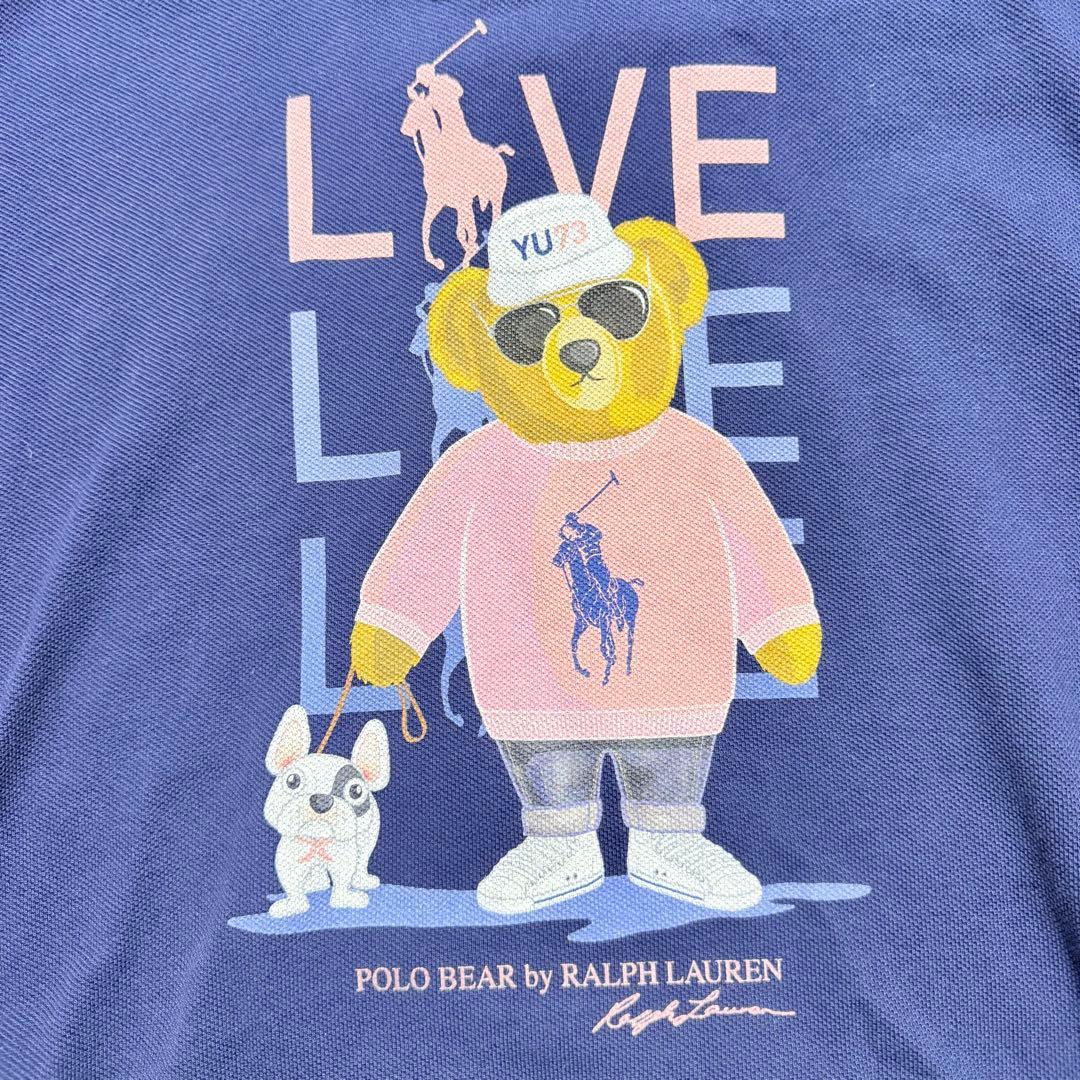 【POLO Ralph Lauren】半袖 ポロシャツ ポロベア ネイビー