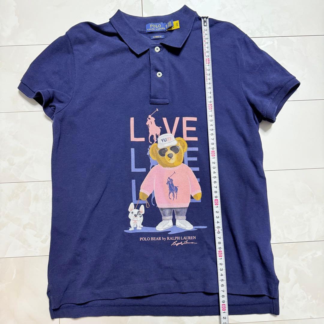 【POLO Ralph Lauren】半袖 ポロシャツ ポロベア ネイビー