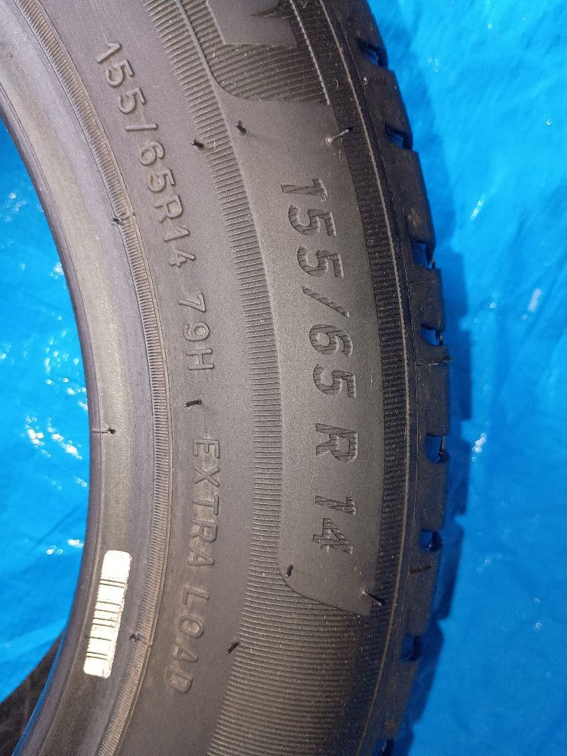 中古ノーマルタイヤ 　155/65R14ミシュラン　4本セット