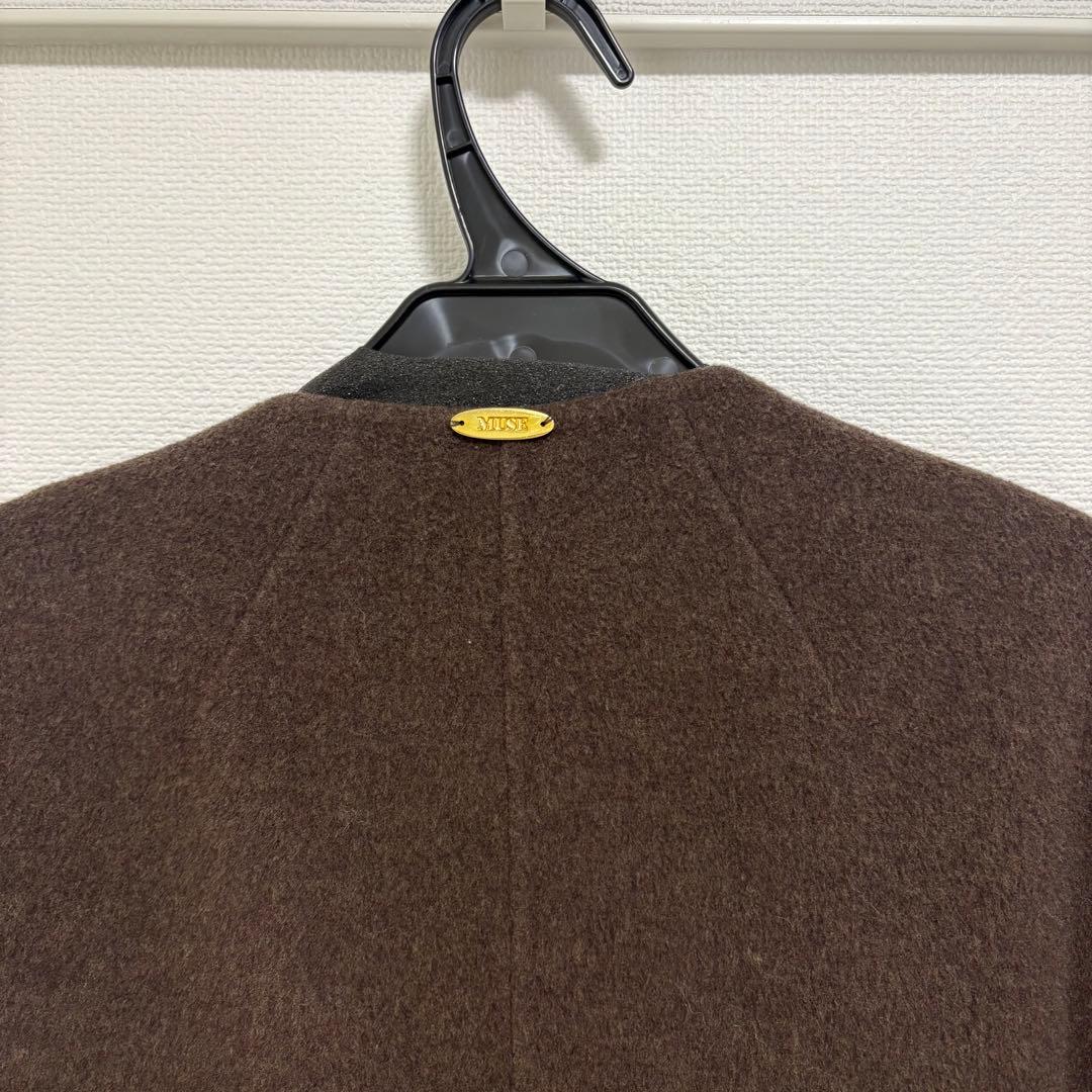 Deuxieme Classe リバーロングノーカラーコート
