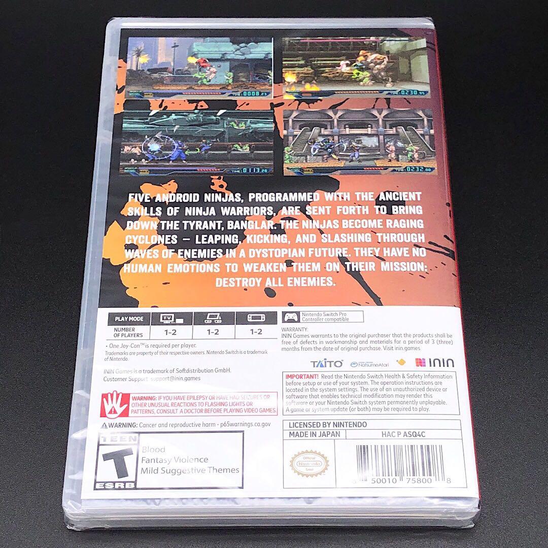 ザ・ニンジャウォーリアーズ ワンスアゲイン switch ニンテンドースイッチ