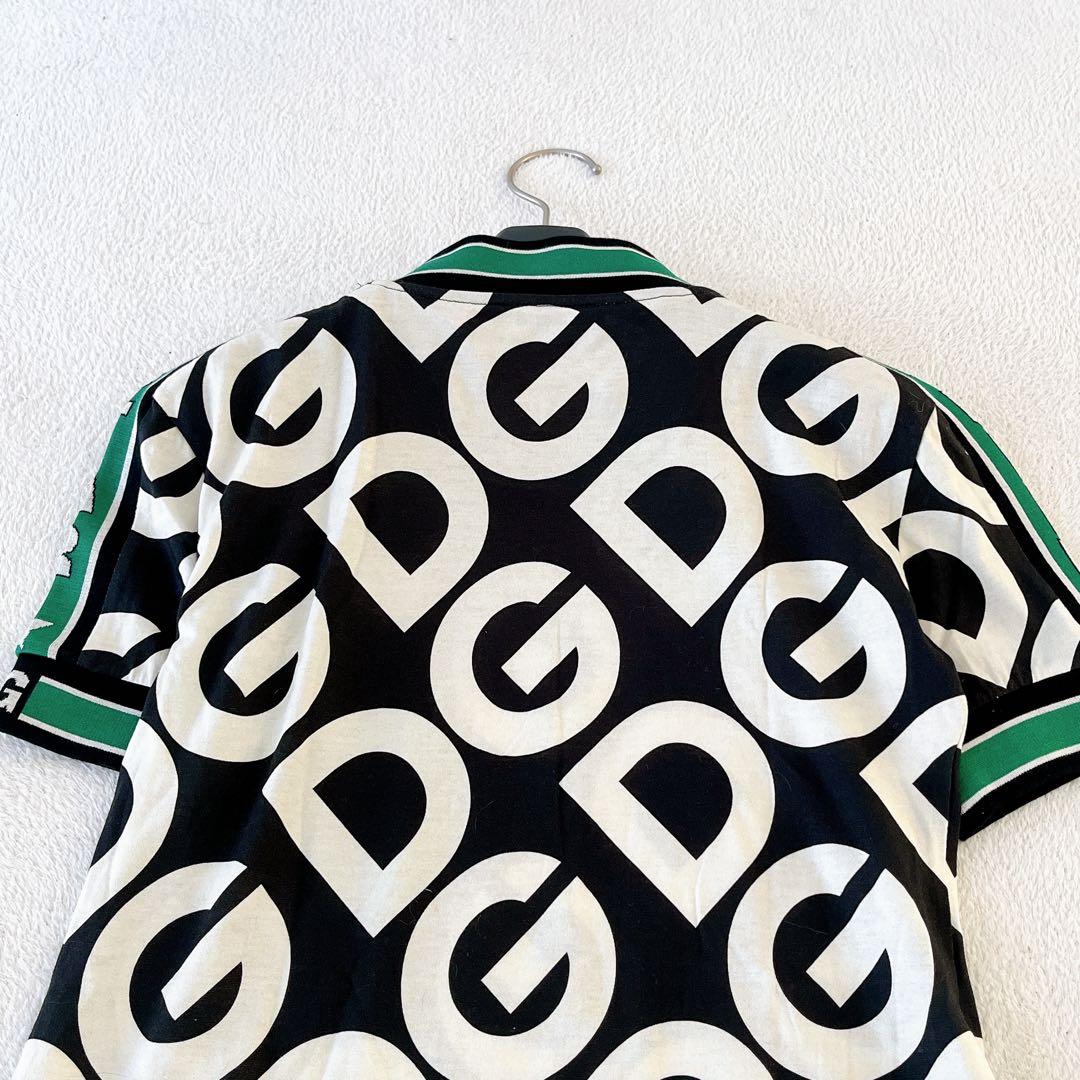 極美品★DOLCE&GABBANA★近年DGロゴ グラフィックTシャツストレッチ