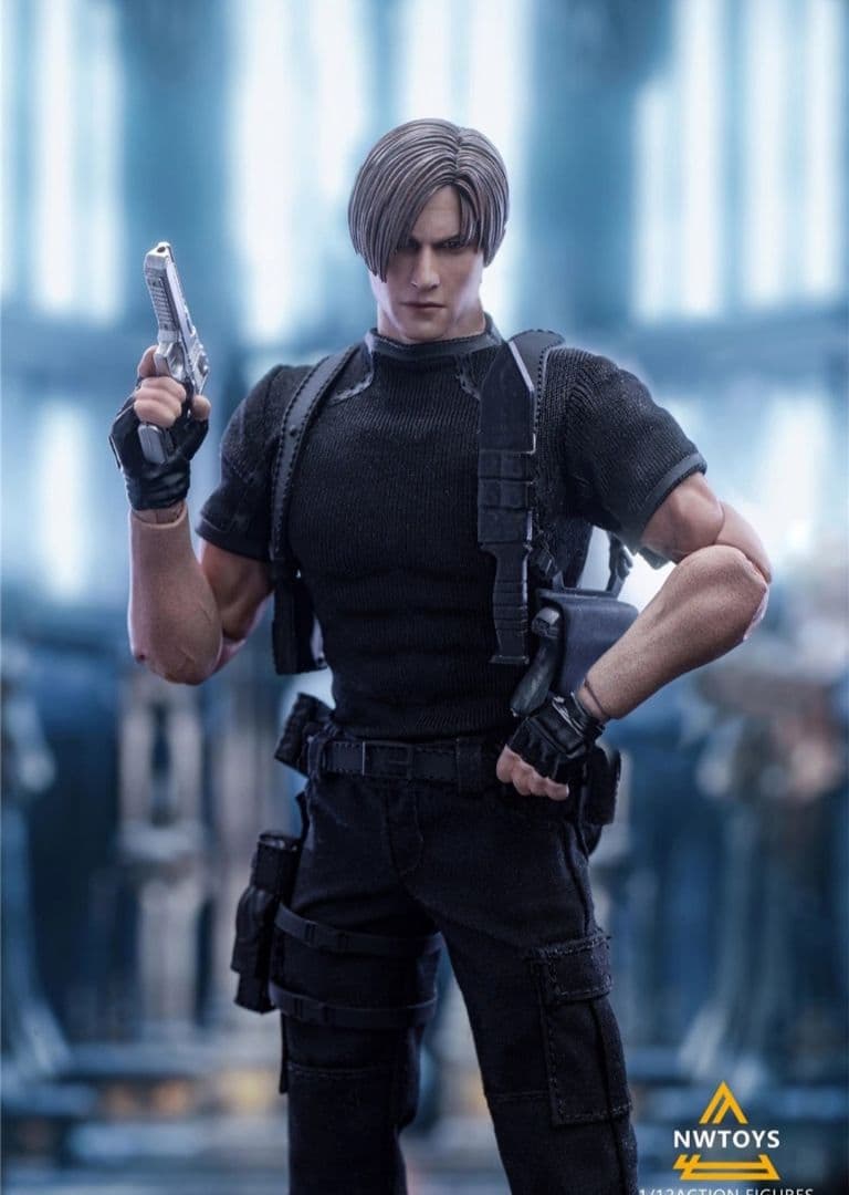 新品未使用　1/12　アクションフィギュア　レオン　バイオ　NWTOYS