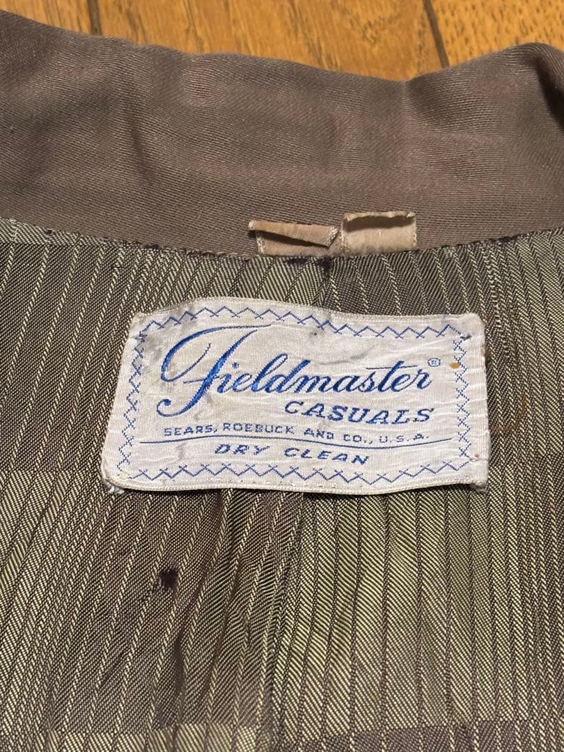 60s Sears Fieldmaster レーヨンギャバジャケット