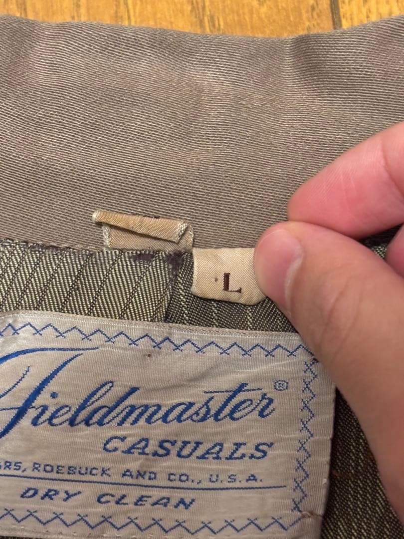 60s Sears Fieldmaster レーヨンギャバジャケット