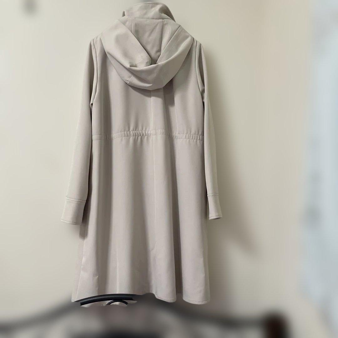【最終価格】anySiS フード付きベージュロングコート