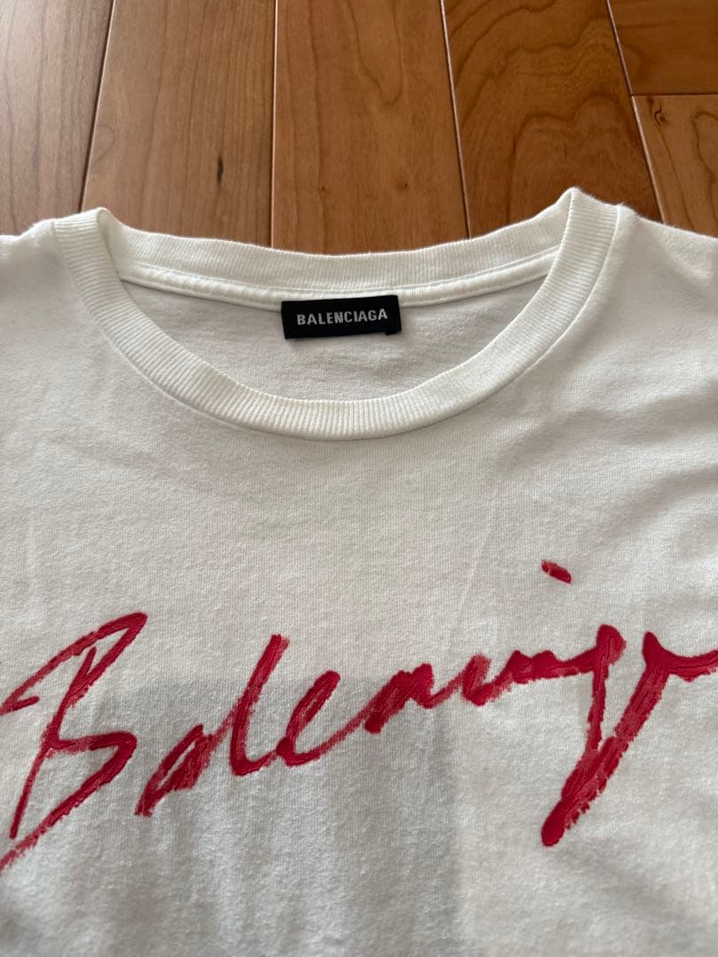 BALENCIAGA ロゴ Tシャツ ホワイト