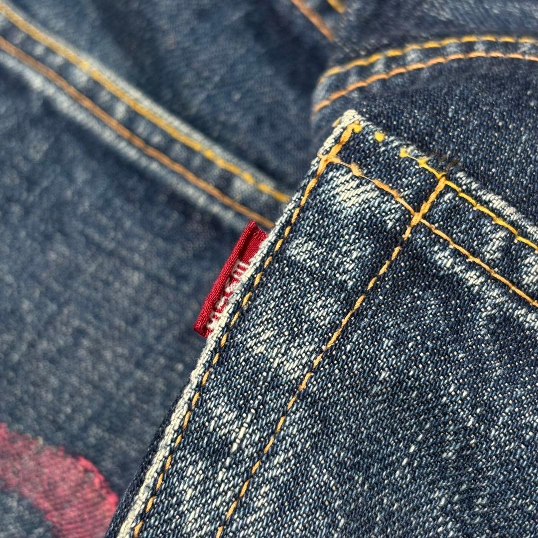 EVISU Jeans 初期 ピンクカモメ デニムパンツ