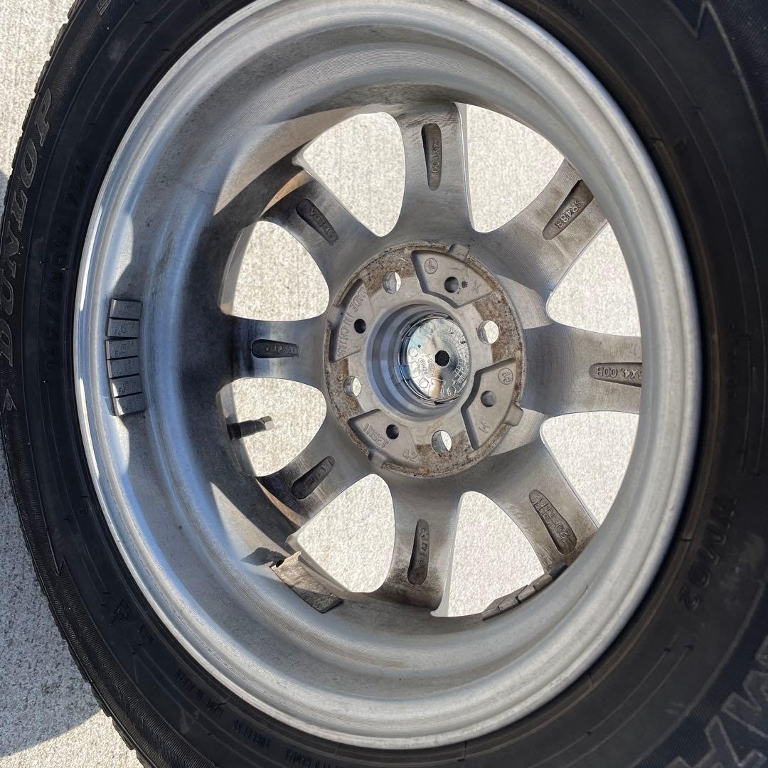 145/80R13 DUNLOP ダンロップ　ウインターマックス2本②