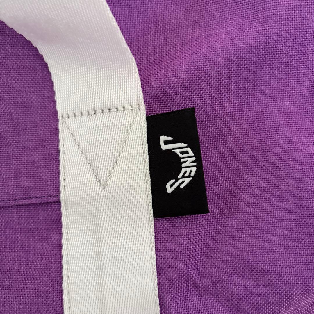 【ファイブ】【美品】JONES ボストンバッグ 紫 キャンバス