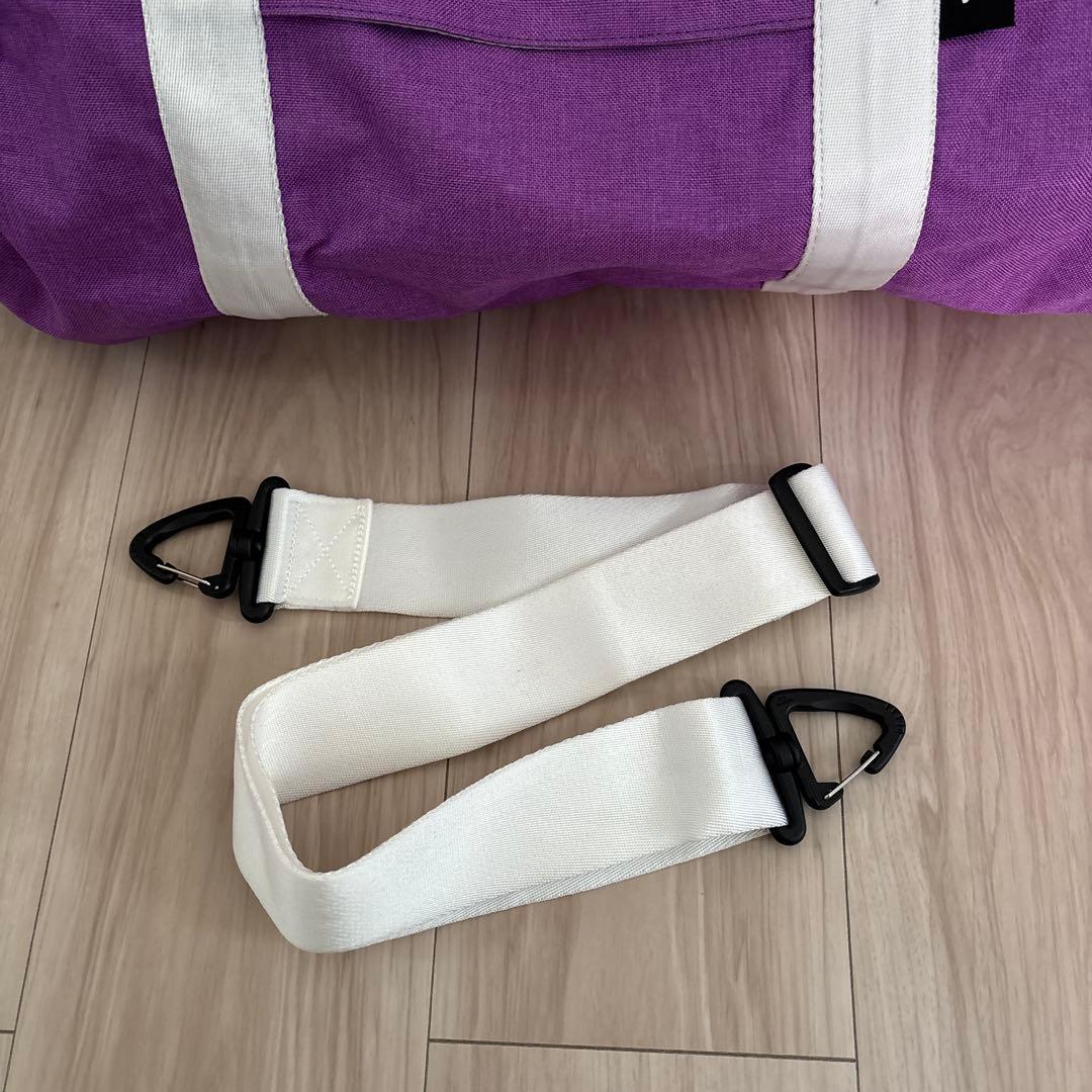 【ファイブ】【美品】JONES ボストンバッグ 紫 キャンバス