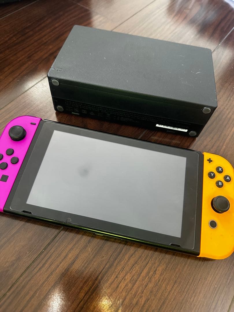 スイッチ　任天堂　swich ゲーム　ネオンパープル　オレンジ