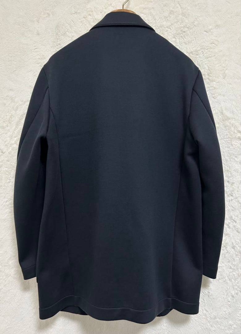 【美品】秋冬物 Three Dots ジャケット 40 JP-L AB5 濃紺