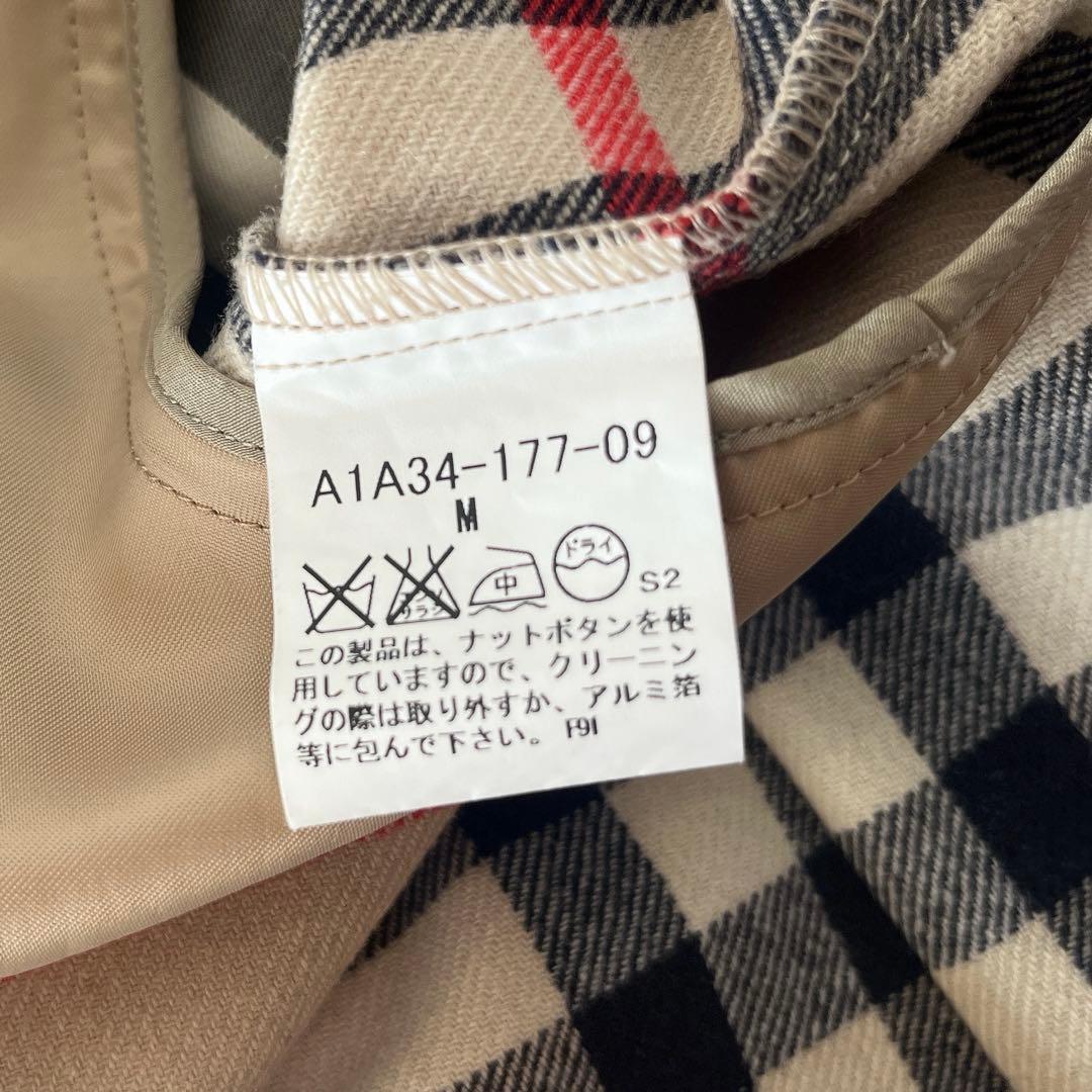 美品　バーバリー　トレンチコート　黒　ライナー　ノバチェック　ベルト　メガ