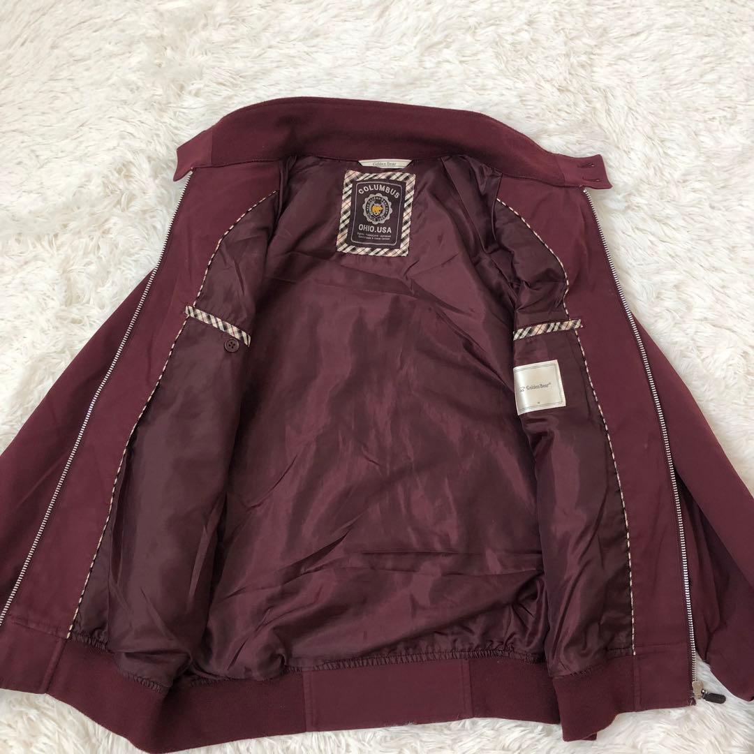 Golden Bear スウィングトップ　ハリントンジャケット　ボルドー　M