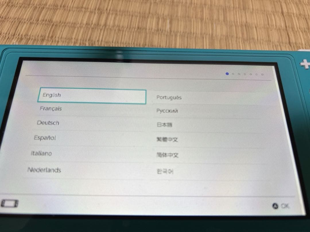 Switchライトターコイズ　ズタボロ　動作確認済み