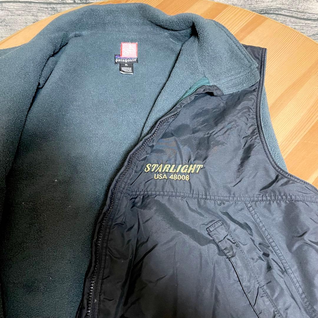 トップス 90s Patagonia Green Quilted Vest XL