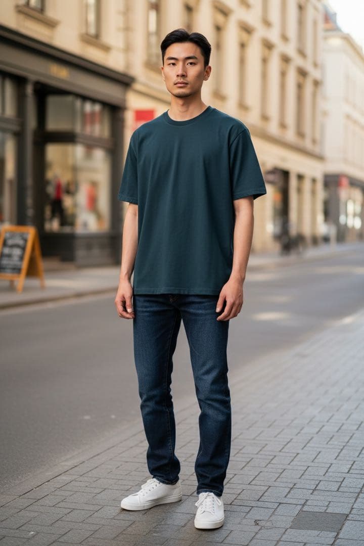 BATONER バトナー　エアコットンクルーネックTシャツ
