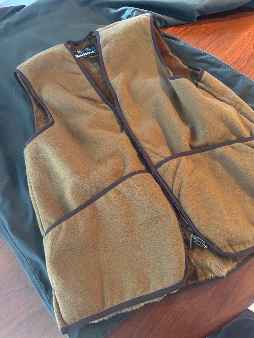 Barbour バブアー BORDER WAX JACKET 取り外しライナー付